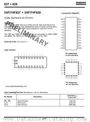 54F827 datasheet pdf Fairchild Semiconductor