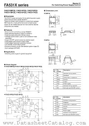 FA5314PS datasheet pdf Fuji Electric