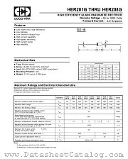 HER205G datasheet pdf GOOD-ARK Electronics