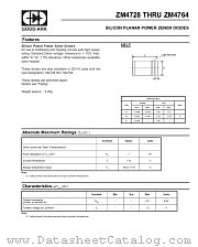 ZM4742 datasheet pdf GOOD-ARK Electronics