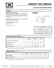 ZMM5225 datasheet pdf GOOD-ARK Electronics
