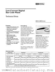 HBCS-A507 datasheet pdf Agilent (Hewlett-Packard)