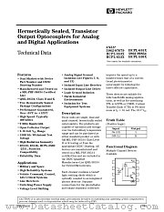 HCPL-5501 datasheet pdf Agilent (Hewlett-Packard)