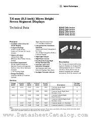 HDSP-7503-00000 datasheet pdf Agilent (Hewlett-Packard)
