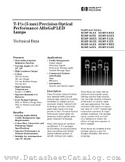 HLMP-UL14 datasheet pdf Agilent (Hewlett-Packard)