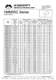 HMM55C43 datasheet pdf Hi-Sincerity Microelectronics