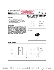IR1210 datasheet pdf International Rectifier