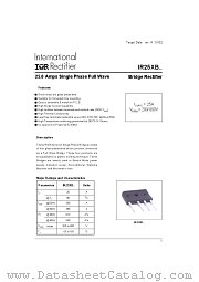 IR25XB06 datasheet pdf International Rectifier