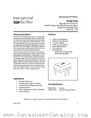 PVDZ172N datasheet pdf International Rectifier