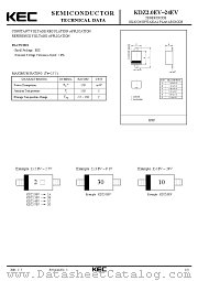 KDZ16EV datasheet pdf Korea Electronics (KEC)
