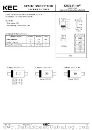 KDZ20V datasheet pdf Korea Electronics (KEC)