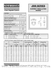 J509 datasheet pdf Linear Systems