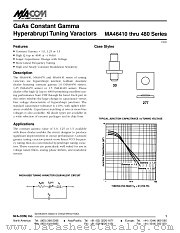MA46482 datasheet pdf Tyco Electronics