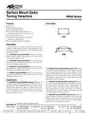 MA46H500 datasheet pdf Tyco Electronics