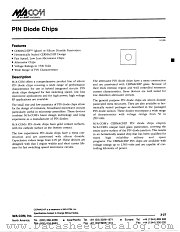 MA4P203-134 datasheet pdf Tyco Electronics