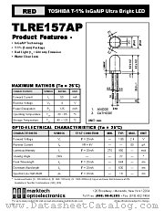 TLRE157AP datasheet pdf Marktech Optoelectronics