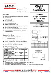 SMCJ5.0 datasheet pdf Micro Commercial Components