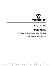 PIC16C57C datasheet pdf Microchip