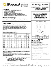 MLL4370A-1 datasheet pdf Microsemi