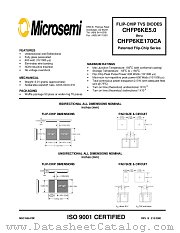CHFP6KE16 datasheet pdf Microsemi