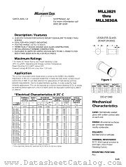 MLL3829A-1 datasheet pdf Microsemi