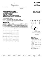 MLL5253B datasheet pdf Microsemi
