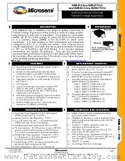 SMBG11CA datasheet pdf Microsemi