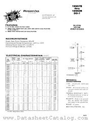 1N967B (DO7) datasheet pdf Microsemi