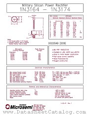JAN1N3164R datasheet pdf Microsemi