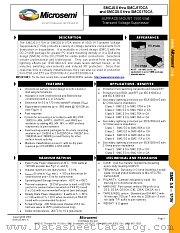 SMCG10 datasheet pdf Microsemi