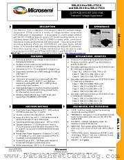 SMLG75CA datasheet pdf Microsemi
