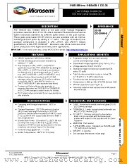 JANTXV1N5545B-1 datasheet pdf Microsemi