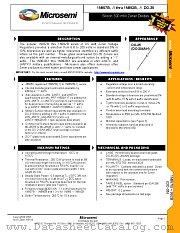JAN1N992B-1 datasheet pdf Microsemi