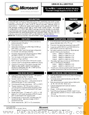 UMA5.0A datasheet pdf Microsemi