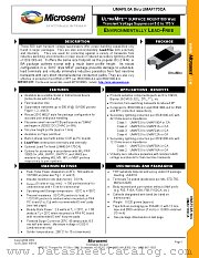 UMAF85A datasheet pdf Microsemi