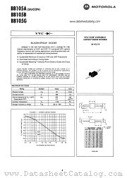 BB105G datasheet pdf Motorola