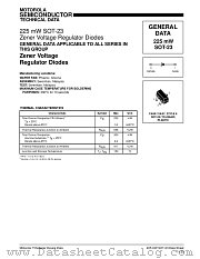 BZX84C2V7LT1 datasheet pdf Motorola