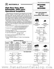 MC34085BP datasheet pdf Motorola