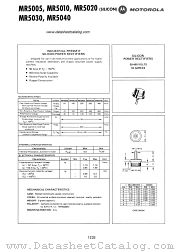 MR5010 datasheet pdf Motorola