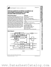 DP8441 datasheet pdf National Semiconductor