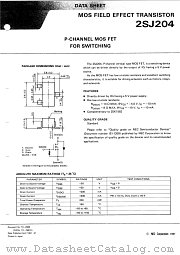 2SJ204 datasheet pdf NEC