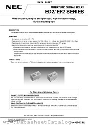 EF2-3SNU datasheet pdf NEC