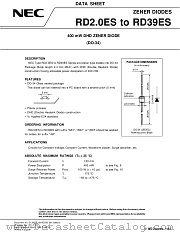 RD12ES datasheet pdf NEC