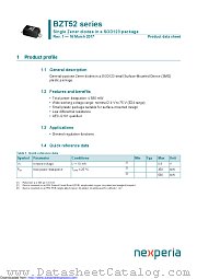 BZT52-C43 datasheet pdf Nexperia
