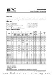 SM5006AKDS datasheet pdf Nippon Precision Circuits Inc