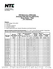 NTE5063A datasheet pdf NTE Electronics