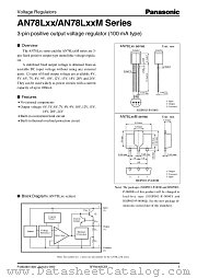 AN78L05 datasheet pdf Panasonic