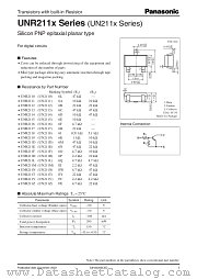 UN2111 datasheet pdf Panasonic