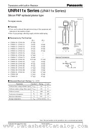 UNR4119 datasheet pdf Panasonic