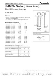 UNR421F datasheet pdf Panasonic